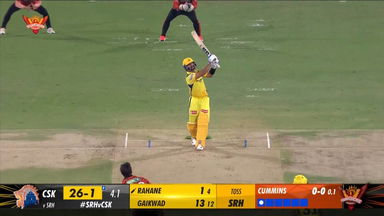 M18: SRH vs CSK – Ajinkya Rahane Six