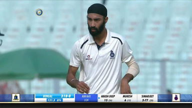 Simarjeet Singh scalps four