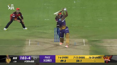 M47: SRH vs KKR – Andre Russell Six