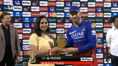 M01: CSK vs RCB – RuPay On-The-Go 4s of the Match – Faf Du Plessis