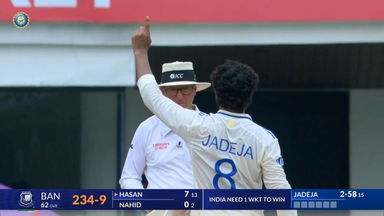 IND vs BAN 2024, 1ST Test: Hasan Mahmud Wicket