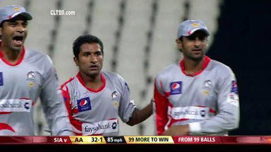 Q2: AA vs SIA –  Lou Vincent c Qaisar Abbas b Bhatti