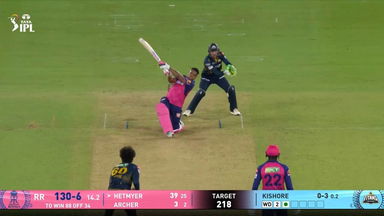 IPL 2025 M23: GT vs RR - Shimron Hetmyer Six
