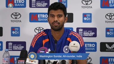 The way Axar Patel batted was magical: Washington Sundar