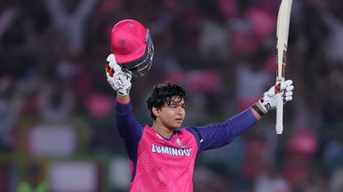 Maiden IPL 100 up with a six: Vaibhav Sooryavanshi gets a standing ovation