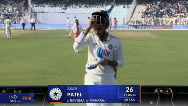 IND vs SA 2025, 1st Test: Axar Patel Wicket