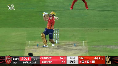 M58: PBKS vs RCB  – Rilee Rossouw Six
