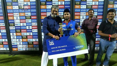 Eliminator: DC vs SRH – Man of the Match – Rishabh Pant