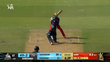 M45: GT vs RCB – Sai Sudharsan Six