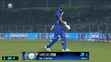 IND vs SL 2023, 2ND ODI: Shreyas Iyer  Wicket