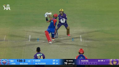 IPL 2025 M48: DC vs KKR - Axar Patel Six