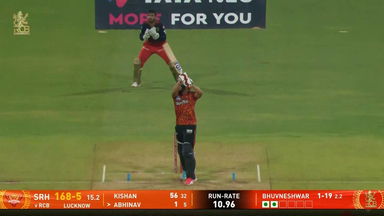 IPL 2025 M65: RCB vs SRH - Abhinav Manohar Six
