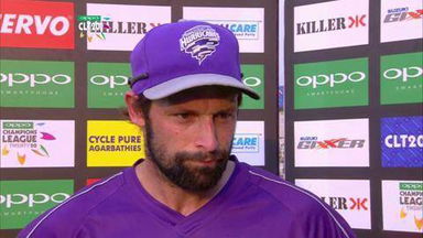 CLT20 2014 M16: HOB vs BT  –   Interview – Ben Hilfenhaus