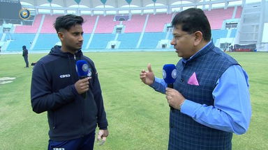 Ranji Trophy  2022/23, Uttar Pradesh vs Haryana :  Aaqib Khan Interview