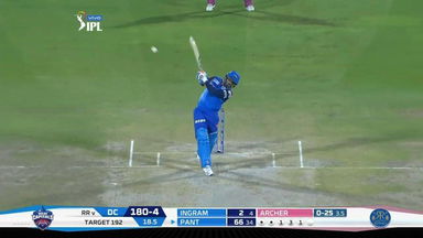 M40: RR vs DC – Rishabh Pant Six