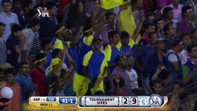 M29: KXIP vs CSK –  Suresh Raina Six