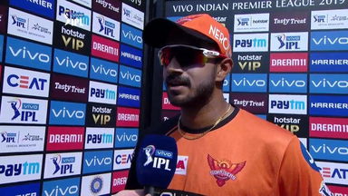 M11: SRH vs RCB –  Vijay Shankar Interview