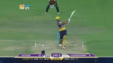 M37: SRH vs KKR – Colin de Grandhomme Six
