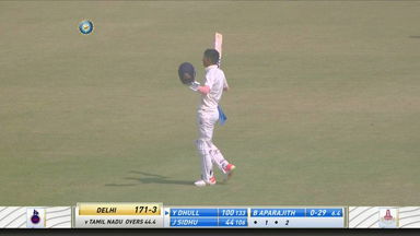 Yash Dhull kickstarts his Ranji Trophy journey with a magnificent ton