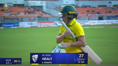 IND-W vs AUS-W 2025, 1st ODI: Alyssa Healy Wicket