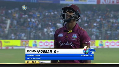 IND vs WI 2019, 3rd T20I: Nicholas Pooran Wicket