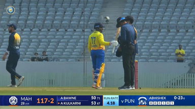 Vijay Hazare Trophy 2025 QF3, Maharashtra vs Punjab: Ankit Bawne's gritty knock of 60(85)