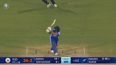 IND vs NZ 2026, 2nd T20I: Ishan Kishan Six