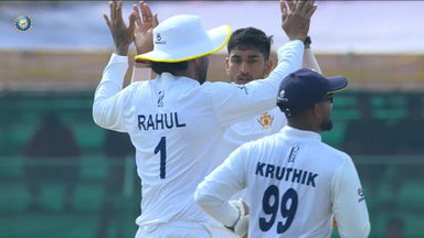 Ranji Trophy 2025-26 Final, Karnataka vs J & K: J & K 1st Innings Fall of Wickets