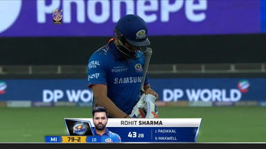 M39: RCB vs MI – Rohit Sharma Wicket