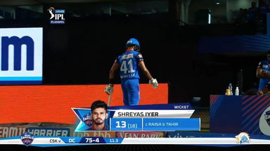 Q2: CSK vs DC – Shreyas Iyer Wicket