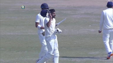 Raghav Dhawan's 73 (125) against Punjab