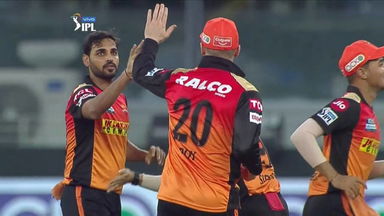 M40: SRH vs RR  – Fall of Wickets