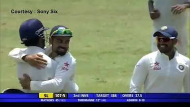 SL vs India, 3rd Test : SL 2nd innings - Thirimanne wicket