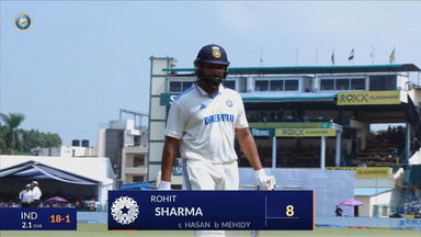 IND vs BAN 2024, 2ND Test: Rohit Sharma Wicket