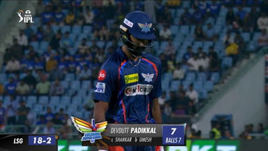 M21: LSG vs GT – Devdutt Padikkal Wicket
