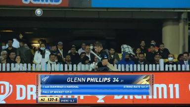 IND vs NZ 2021, 2ND T20I : Glenn Phillips Wicket