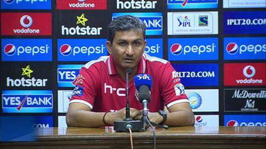 M27: KXIP vs SRH – Press Conference – Sanjay Bangar