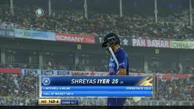 IND vs NZ 2021, 3RD T20I : Shreyas Iyer Wicket