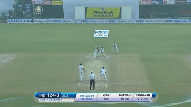 IND vs SL 2017, 3rd Test Day 4: Shikhar Dhawan Six