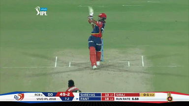 M45: DD vs RCB – Rishabh Pant Six
