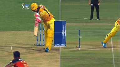 Stump kissed, but not out