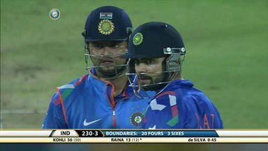 3RD ODI: IND vs SL – Suresh Raina Six