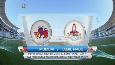 Ranji Trophy SF 1 2016-17 : Mumbai vs Tamil Nadu - Day 4 Highlights