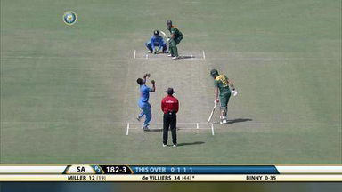 1ST ODI: IND vs SA – AB de Villiers Six