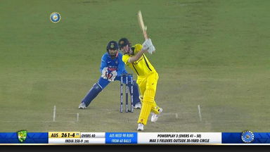 IND vs AUS 2019, 4th ODI: Ashton Turner Six