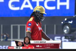 M26: PBKS vs RCB – Chris Gayle Wicket