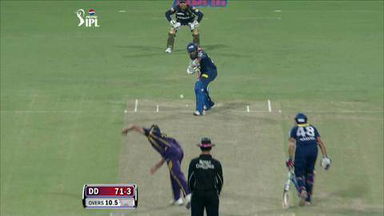 M1: KKR vs DD –  Mahela Jayawardene 66