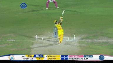 M25: RR vs CSK – Ambati Rayudu Six