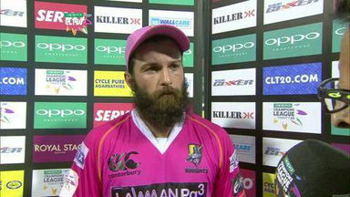CLT20 2014 M3: COB vs NK  –   Interview – Anton Devcich