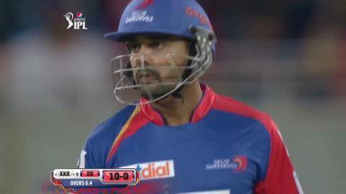 M6: KKR vs DD –  Murali Vijay Wicket